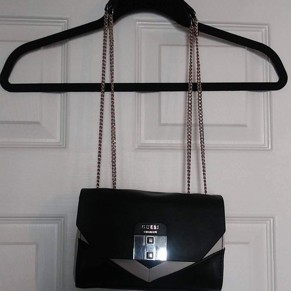 Guess crossbody convertible black and white bag small - Picture 12 of 16
